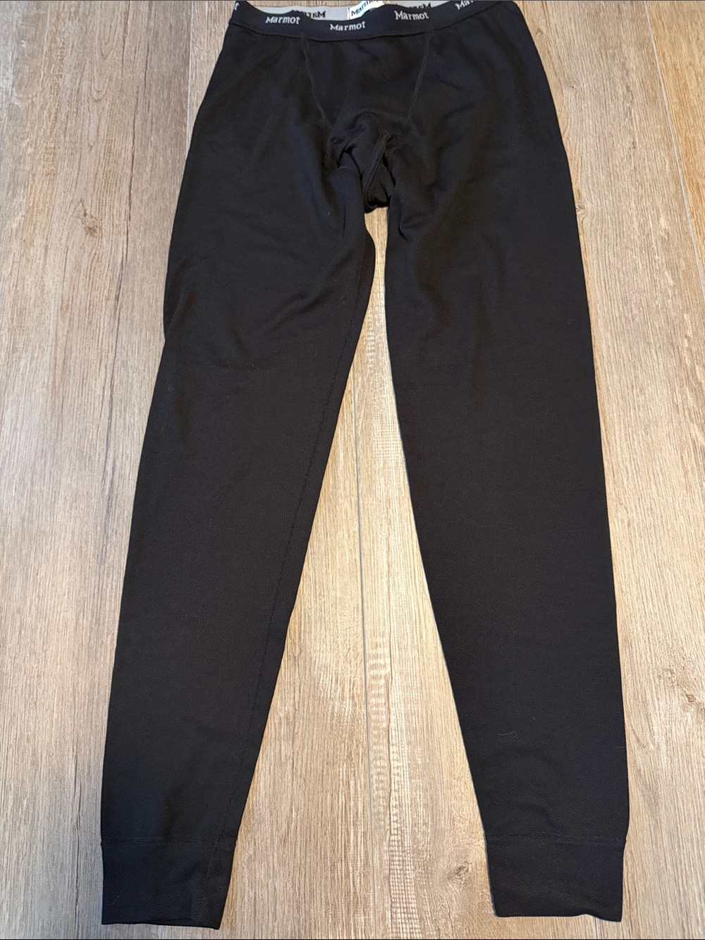 Marmot Men's Black Thermal Base Layer Pants